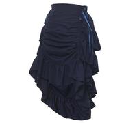 GRACEART Damen Steampunk Rock Piratenrock Hoch Tiefer Rock