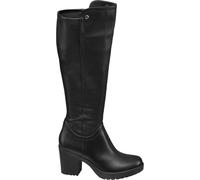 Graceland Weitschaftstiefel Schwarz, Damen, Größe: 39W, Material: PU/Nylex