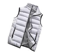 Graceyo Weste Herren Herbst Winter Steppweste mit Stehkragen Warm Ärmellose Jacke Funktionsweste Sportweste Outdoor Winddichte Frezeitweste Winterjacke Westen Wattierte Vest Herrenweste