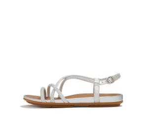 GRACIE CRYSTAL STRAPPY BACK-STRAP SANDALS Silver - Gr. - 42