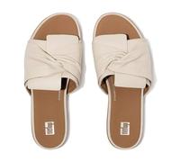 GRACIE Weiche Lederpantoletten mit Schleife Beige Beige - Gr. - 39