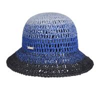 Gradient Colours Cloche Strohhut by Seeberger blau-dunkelblau One Size