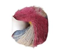 Gradient Wool Yarn - 2 Pack 100g Skeins for Handmade Crafts Knitting | Crochet Projects with DIY Textile Design, Needlework Quilting Scarf Creation, Lightweight, Colorful Long Pile for Creative Use