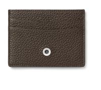 Graf von Faber-Castell Kreditkartenetui zweiseitig Cashmere dunkelbraun