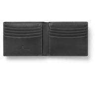 Graf von FABER-CASTELL 118940 - Kreditkartenetui Epsom, Schwarz, mit Kartenfächern und Scheinfach