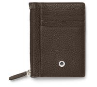 Graf von Faber-Castell Kreditkartenetui Cashmere mit Reißverschluss dunkelbraun