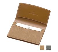 Graf von Faber-Castell Visitenkartenetui Querformat, Genarbt, Braun
