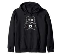 Graffiti Teddy Bear Street Art - Dark Urban Spray Paint Bear Kapuzenjacke