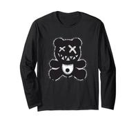 Graffiti Teddy Bear Street Art - Dark Urban Spray Paint Bear Langarmshirt