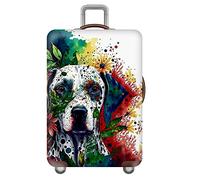 Graffiti Tier Motiv Koffer SchutzhüLle 18-32 Zoll,Elastisch SchutzhüLle FüR Reise HüLle,GepäCkhüLle FüR Trolleys,KofferüBerzug,Suitcase Cover,Kratzfest,Staubdicht Luggage Cover (Hund,XL(29-32inch))