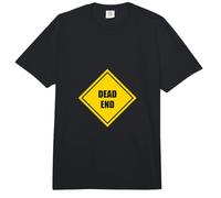 Grafik des Verkehrsgefahrenschilds mit Sackgassenwarnung Comfort Colors Adult Heavyweight T-Shirt
