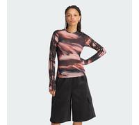 GRAFIK T-SHIRT, MESH Vermillion / Crystal Linen / Aurora Coffee / Black XL