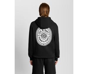 Grafisches Abzeichen Baumwoll-Hoodie 2XL