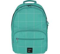 Grafoplás 37502336 Uniqual Grid Schulrucksack, Türkis, 31.5 x 43 x 20 cm