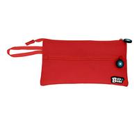 Grafoplás 37543851 Federmappe flach für die Schule, rot, 23,5 x 12 cm, Bits & Bobs