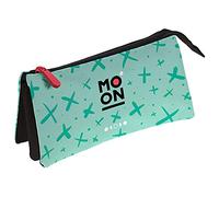 Grafoplás 37546326 Federmäppchen, Mintgrün, Moon-Kollektion, Größe: 23,5 x 12 x 14 cm