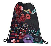 Grafoplás 37610518 Rucksack mit Kordeln und Außentasche, Modell XOXO, 36 x 47 cm