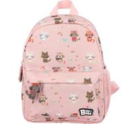 Grafoplas Bits&Bobs Babycats Schulrucksack für Mädchen, 28,5 x 21,5 x 10 cm, 100% recyceltes PET, perfekt für Kleinkinder, Kindergarten und Grundschule, gepolsterter Rücken und Träger, Brustgurt