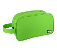 Grafoplás Bits & Bobs Kulturbeutel, quadratisch, mit Griff an der Seite, 28 x 18 x 10 cm, grün, 28x18x10cm, Quadratischer Kulturbeutel mit seitlichem Griff
