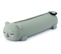 Grafoplás Bits&Bobs Silikonetui für die Schule My Pets Bits&Bobs, Silikon, 20 x 4,5 x 6,5 cm, grau, 20x4,5x6,5cm, My Pets Bits&Bobs Schulmäppchen aus Silikon