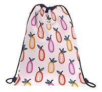 Grafoplás Kollektion Maja Rönnbäck Rucksack mit Kordeln und Außentasche, blau, 36 x 47 cm, Cocoa Bean