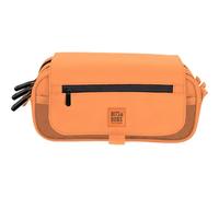 Grafoplás Schulmäppchen mit 3 Fächern, Bits & Bobs Fluor Pastell, 23 x 10 x 10 cm, Orange, Rückengurt zum Aufhängen, sehr robust mit Verstärkung, Schulmaterial, Hellorange, 23x10x10cm, Für die Schule