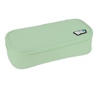 Grafoplás Schulmäppchen mit 3 Fächern, rechteckige Bits & Bobs Mint, festes Hauptfach, Netztasche, mittlere Trennwand für 12 Stifte, Schulbedarf, Mint, 23x10x6cm, Für die Schule