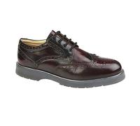 Grafters Herren 5 Eye Wing Cap Burgundy Brogue Gibson Schuhe, burgunderfarben, 42 1/3 EU