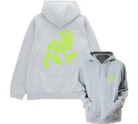 Gramicci - Kapuzen-Sweatshirt aus Fleece-Jersey - Herren - Running Man Hooded Sweatshirt Heather Grey - Running Man Hooded Sweatshirt Grau L