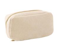 Gramigg Multifunktionales Federmäppchen aus Cord mit großem Fassungsvermögen, tragbare Stiftebeutel, Stift-Organizer, Tasche, Reise-Make-up, Schulbox mit Fächern, C