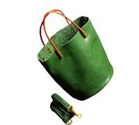 Gramigg Vintage Elegante Damen Eimertasche Aus Weichem PU Leder Geräumige Umhängetasche Handtasche Leichtes Luxus Design Für Den Täglichen Gebrauch Verschiedene Umwandelbare Handtasche Für Damen