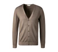 Gran Sasso Cardigan Herren Regular Fit V-Ausschnitt Merinowolle braun, 58 (3XL)