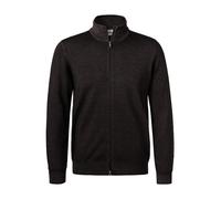 Gran Sasso Cardigan Herren Slim Fit Schurwolle braun, 52 (L)