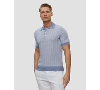 Gran Sasso Gestricktes Herren-poloshirt Mit Leinen 1866257116-565 Blau XXL