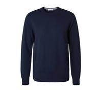 Gran Sasso Pullover Herren Regular Fit Rundhals Kaschmir blau, 54 (XL)