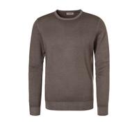 Gran Sasso Pullover Herren Regular Fit Rundhals Merinowolle beige, 52 (L)