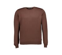 Gran Sasso Pullover Herren Regular Fit Rundhals Merinowolle braun, 54 (XL)