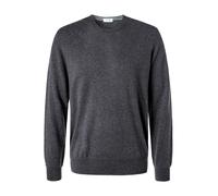 Gran Sasso Pullover Herren Slim Fit Rundhals Kaschmir grau, 52 (L)