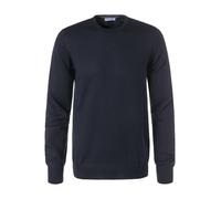 Gran Sasso Pullover Herren Slim Fit Rundhals Merinowolle blau, 54 (XL)