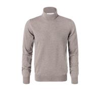 Gran Sasso Rollkragenpullover Herren Regular Fit Merinowolle beige, 48 (S)