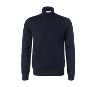 Gran Sasso Rollkragenpullover Herren Regular Fit Merinowolle blau, 50 (M)