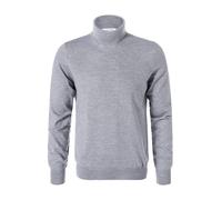 Gran Sasso Rollkragenpullover Herren Regular Fit Merinowolle grau, 50 (M)