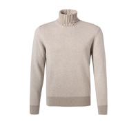 Gran Sasso Rollkragenpullover Herren Slim Fit beige, 58 (3XL)