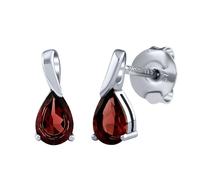 Granatohrringe aus Silber 925 Maisie