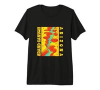 Grand Canyon Nationalpark Arizona Travel im Retro-Stil im Groovy-Stil Premium T-Shirt