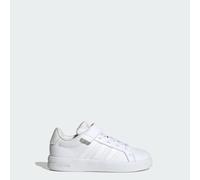 Sneaker ADIDAS SPORTSWEAR "GRAND COURT 3.0 FÜR KINDER", Mädchen, Gr. 35, weiß (cloud weiß, ftwr weiß, ftwr weiß), Synthetik, Textil, Schuhe Sneaker, mit Klettverschluss, für Kinder (39783542-35) cloud