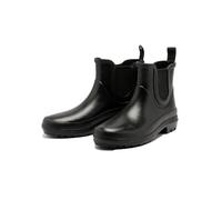 Grand Step Shoes Gummistiefel Vickie (Chelseaboot aus Naturkautschuk) schwarz Damen, Größe Euro (US) 38