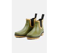 Grand Step Shoes Vickie Multi Gummistiefel Oliv Grün Halbhoch Gummischuhe Oliv Grün 37