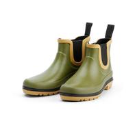 Grand Step Shoes Vickie Multi Gummistiefel Oliv Grün Halbhoch Gummischuhe Oliv Grün 39