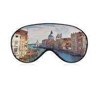 Grande C in Italien Augenmaske, Seitenschlafmaske Leichte Augenbinde, Schlafmaske, Nasenpolster und Gummiband für Kinder, Frauen und Männer